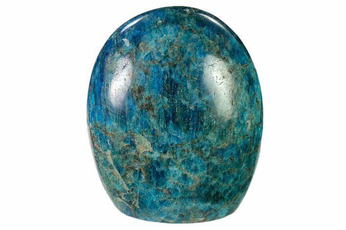 Free-Standing, Polished Blue Apatite - Madagascar #135339